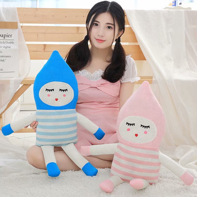 knitted Couple Pointed Dolls Ins Custom Baby Dolls with Sleeping Dolls